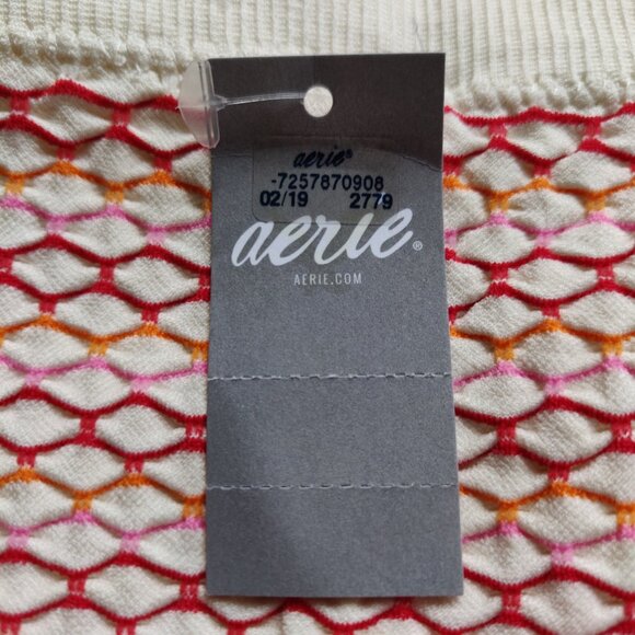 NWT Aerie Fishscale Crop Top Bandeau Medium - Picture 5 of 6